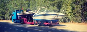 Boat lifting operation